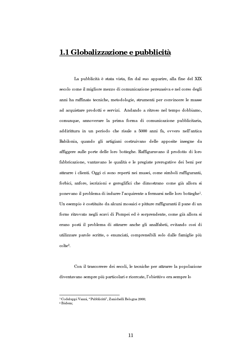 Anteprima della tesi: Nuove strategie di comunicazione nel campo pubblicitario: il caso Armando Testa, Pagina 6
