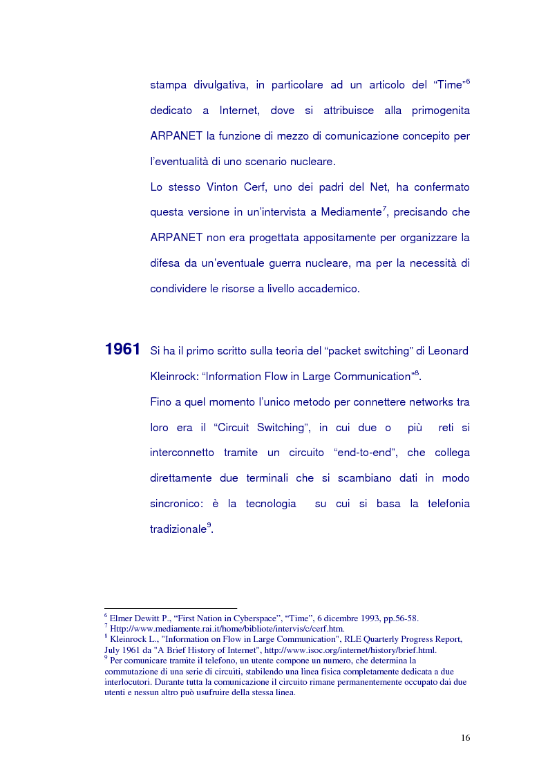 Anteprima della tesi: Net-tv: una proposta di convergenza multimediale, Pagina 12