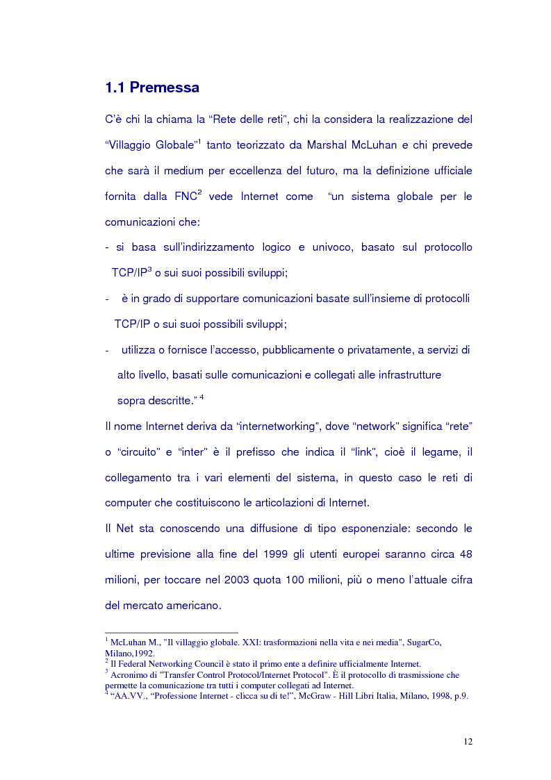 Anteprima della tesi: Net-tv: una proposta di convergenza multimediale, Pagina 8