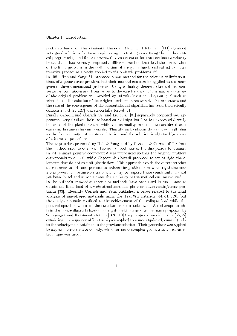 Anteprima della tesi: Post Critical Behaviour of Shells: a Sequential Limit Analysis Approach, Pagina 4