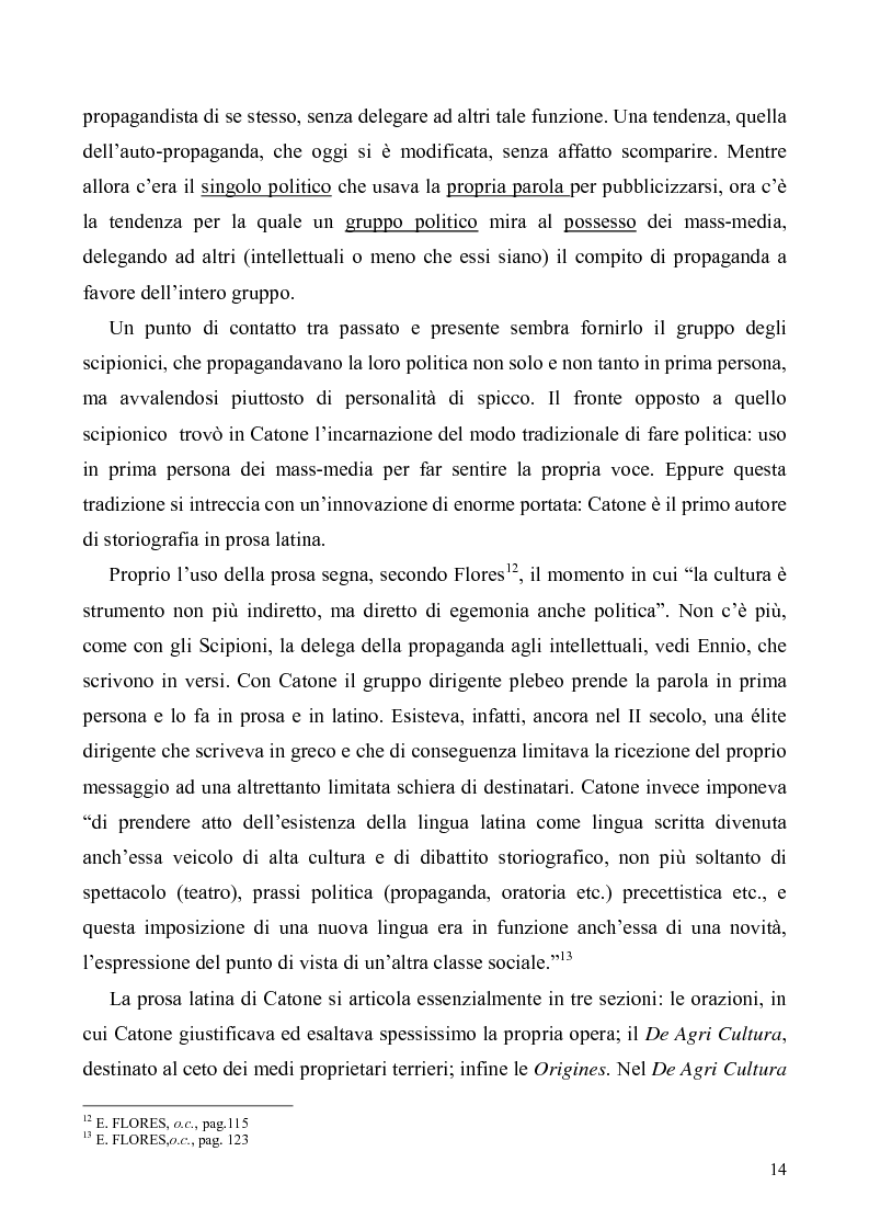 Anteprima della tesi: I libri I-IV delle Origines di Catone, Pagina 11