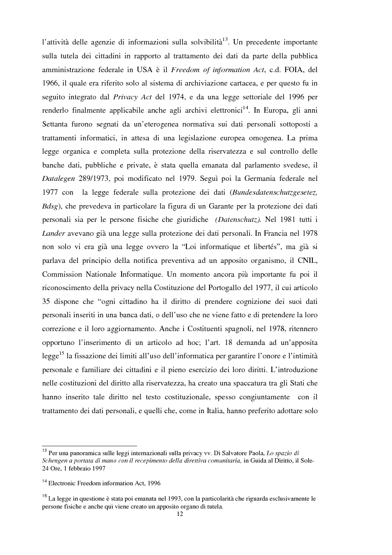 Anteprima della tesi: La tutela dei dati personali su Internet, Pagina 6