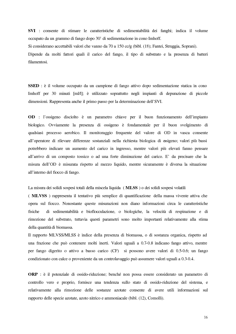 Anteprima della tesi: Analisi, aggiornamento e validazione di un sistema esperto per la gestione degli impianti di depurazione a fanghi attivi, Pagina 4