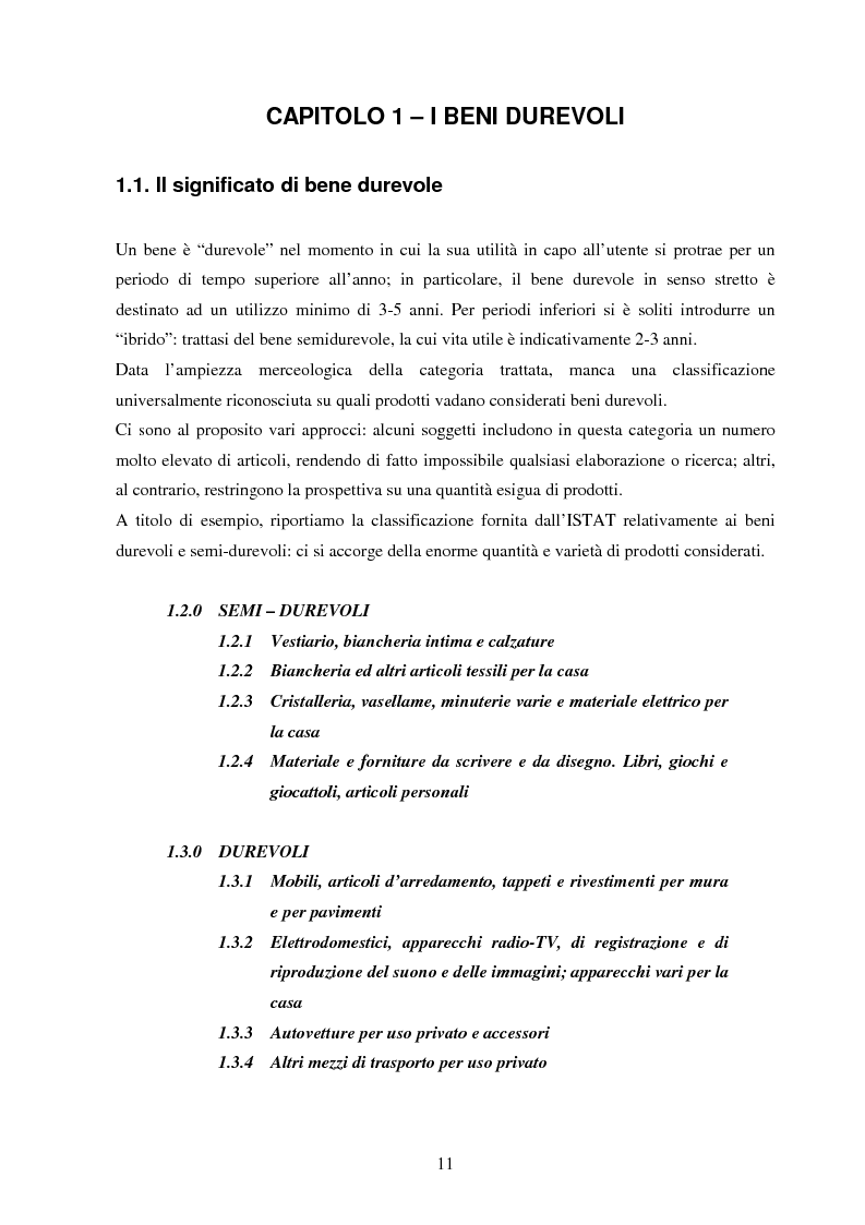 Anteprima della tesi: La gestione dei beni durevoli dismessi: creazione del sistema nazionale di raccolta, recupero e riciclaggio, Pagina 10