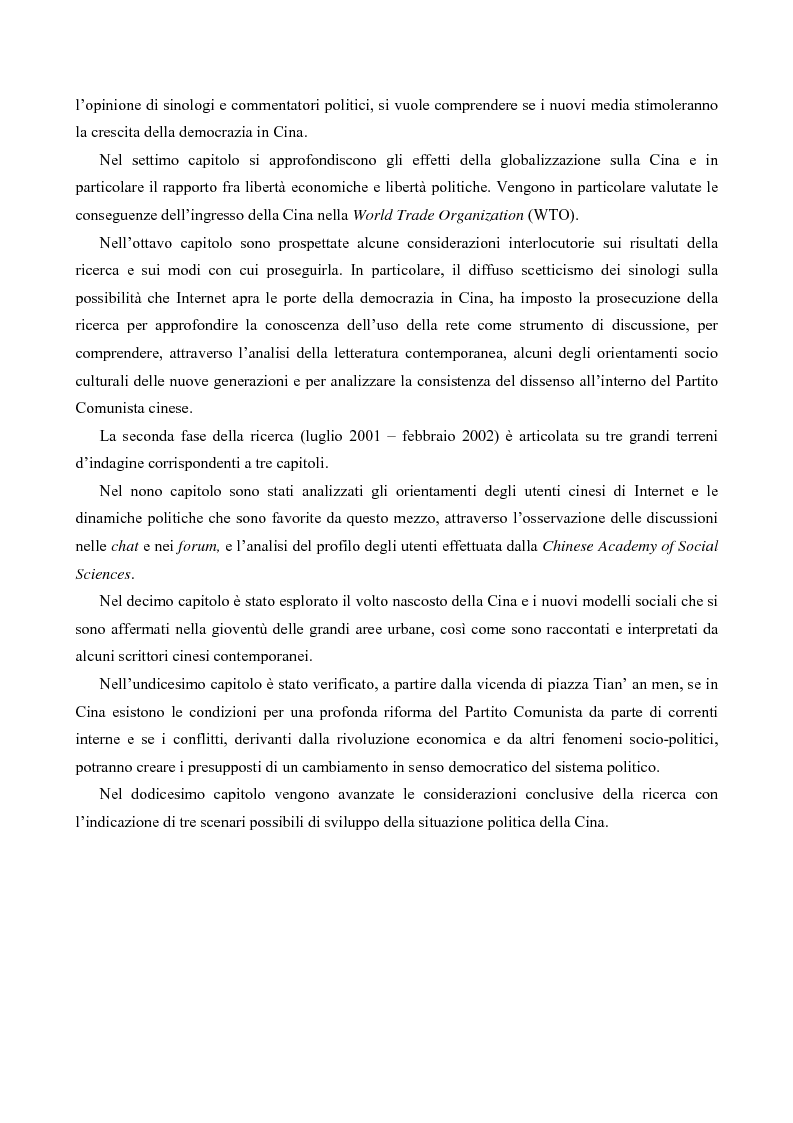Anteprima della tesi: La Cina nell'era di Internet, Pagina 2