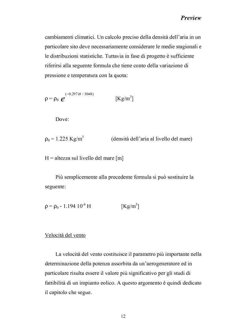 Anteprima della tesi: Stato dell'arte della produzione di energia elettrica da fonte eolica, Pagina 12