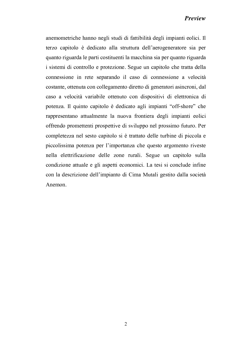 Anteprima della tesi: Stato dell'arte della produzione di energia elettrica da fonte eolica, Pagina 2