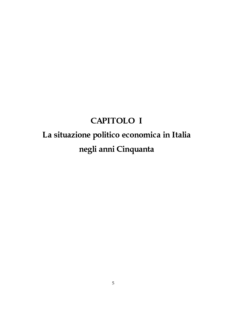 Anteprima della tesi: La società italiana e la Fiat negli anni della motorizzazione di massa, Pagina 3