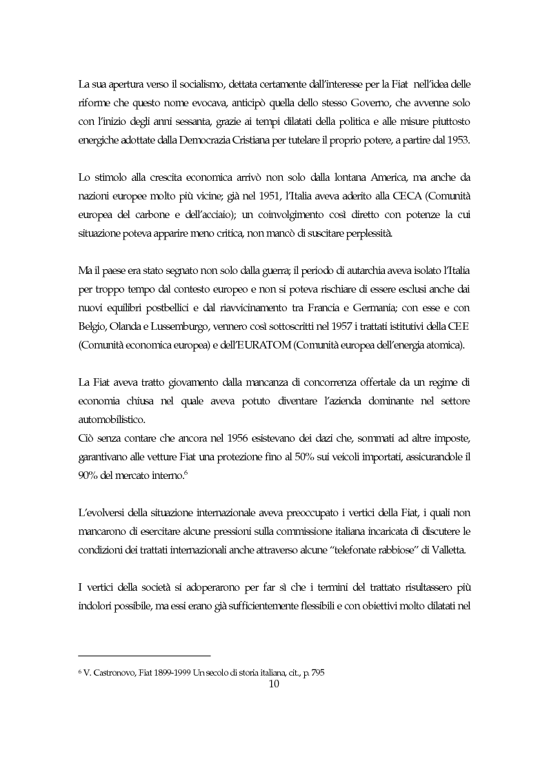 Anteprima della tesi: La società italiana e la Fiat negli anni della motorizzazione di massa, Pagina 8