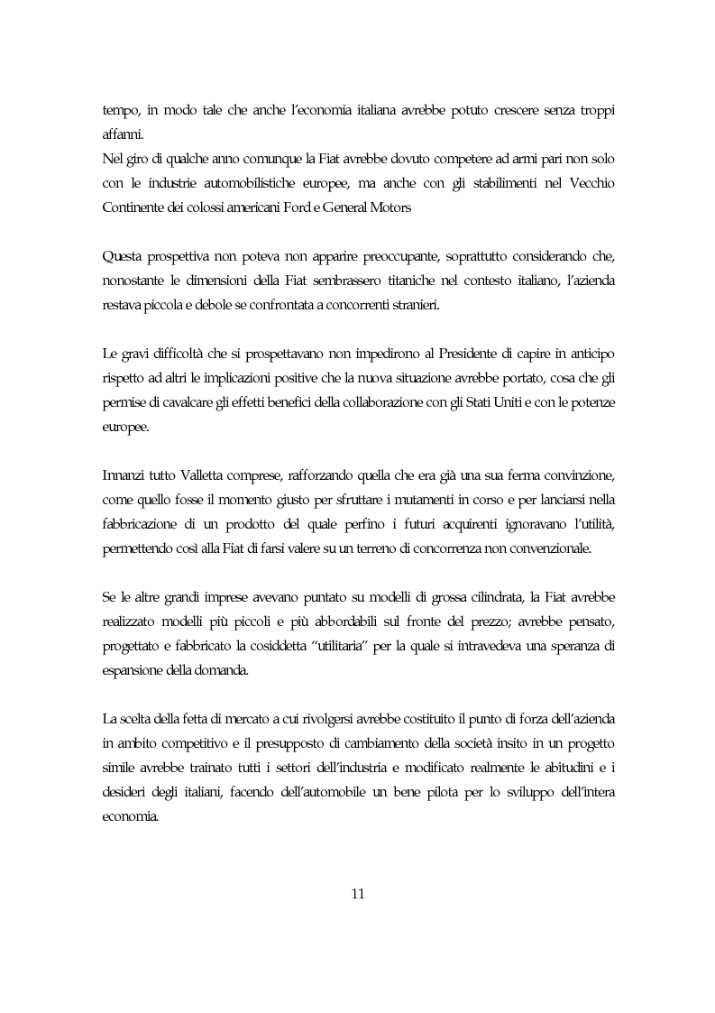 Anteprima della tesi: La società italiana e la Fiat negli anni della motorizzazione di massa, Pagina 9