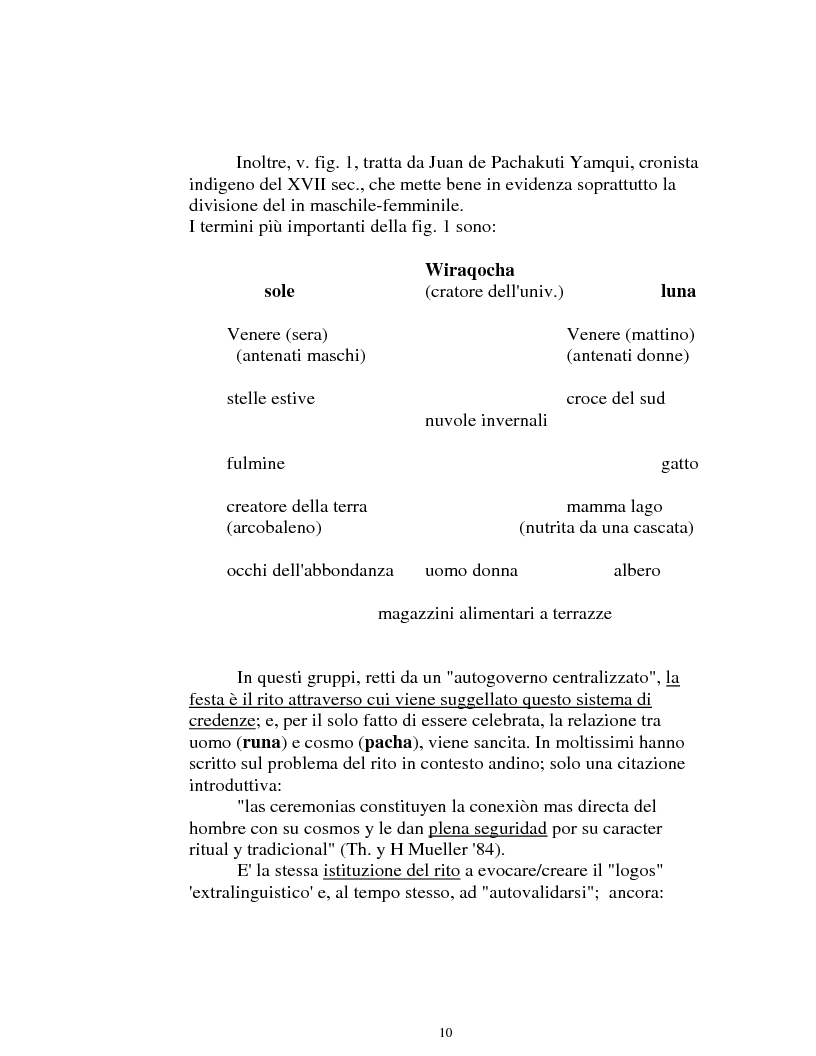 Anteprima della tesi: I logonimi nella lingua quechua, Pagina 10