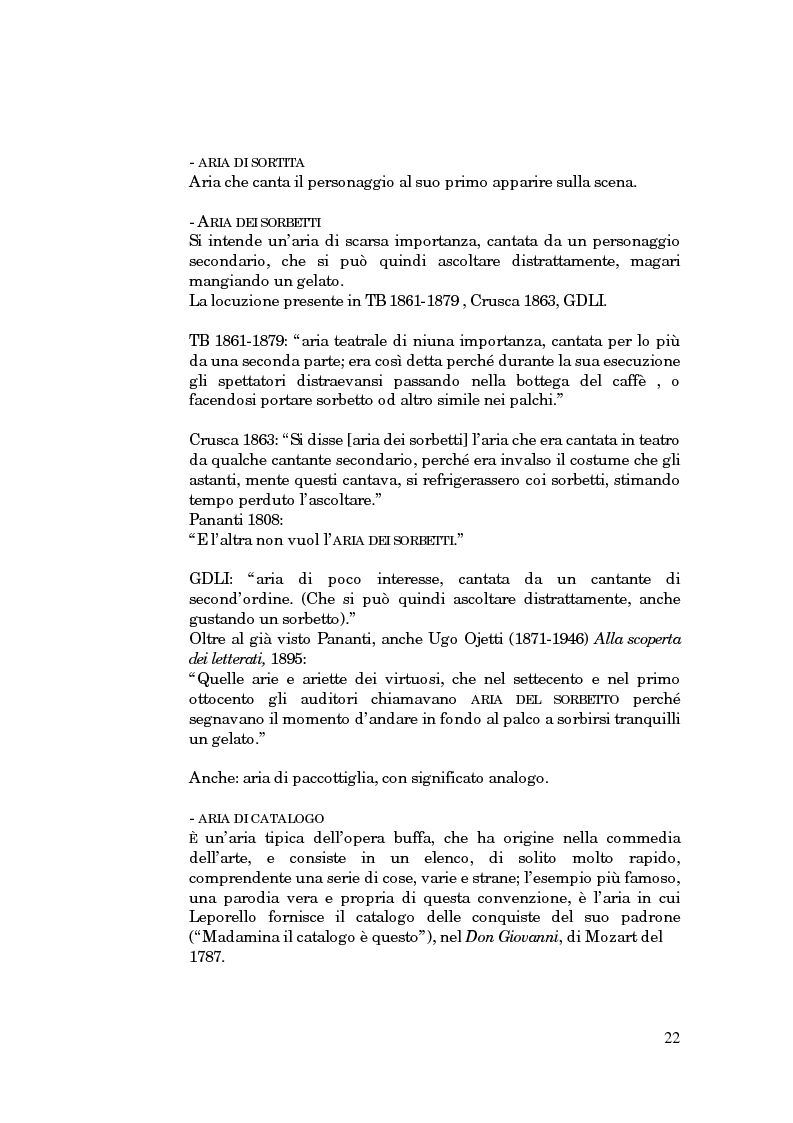 Anteprima della tesi: Lessico operistico, Pagina 11
