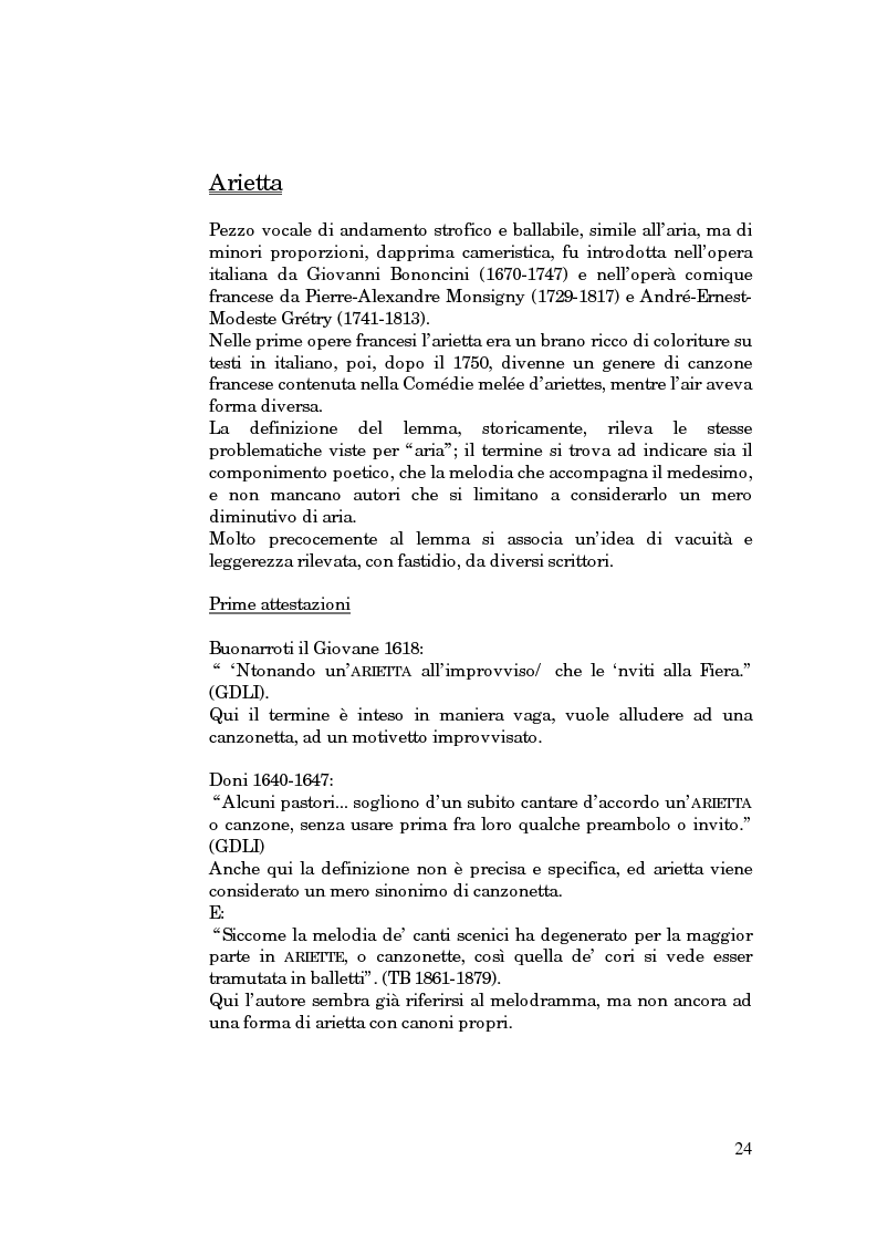 Anteprima della tesi: Lessico operistico, Pagina 13