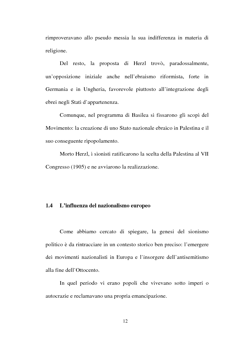 Anteprima della tesi: L'identità palestinese - La genesi di una coscienza nazionale, Pagina 14