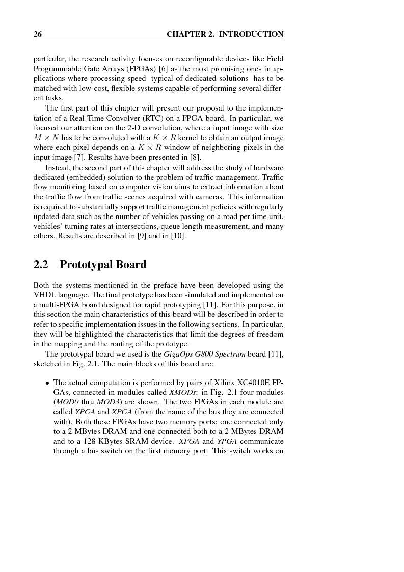Anteprima della tesi: Models, Algorithms and Architectures for Video Analysis in Real-time, Pagina 10