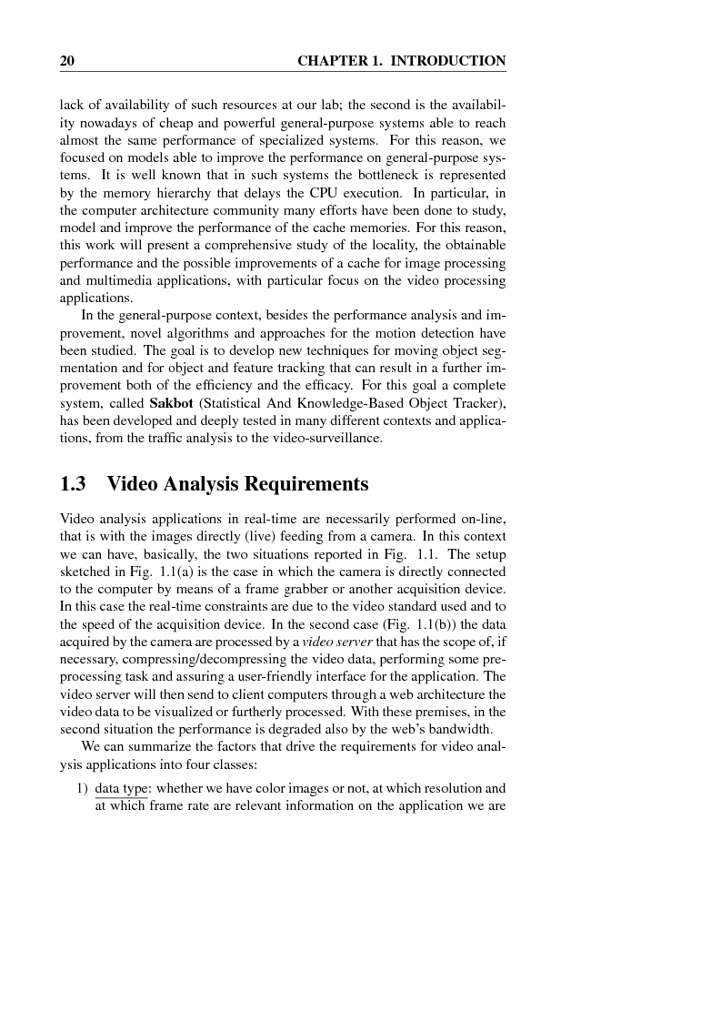 Anteprima della tesi: Models, Algorithms and Architectures for Video Analysis in Real-time, Pagina 5