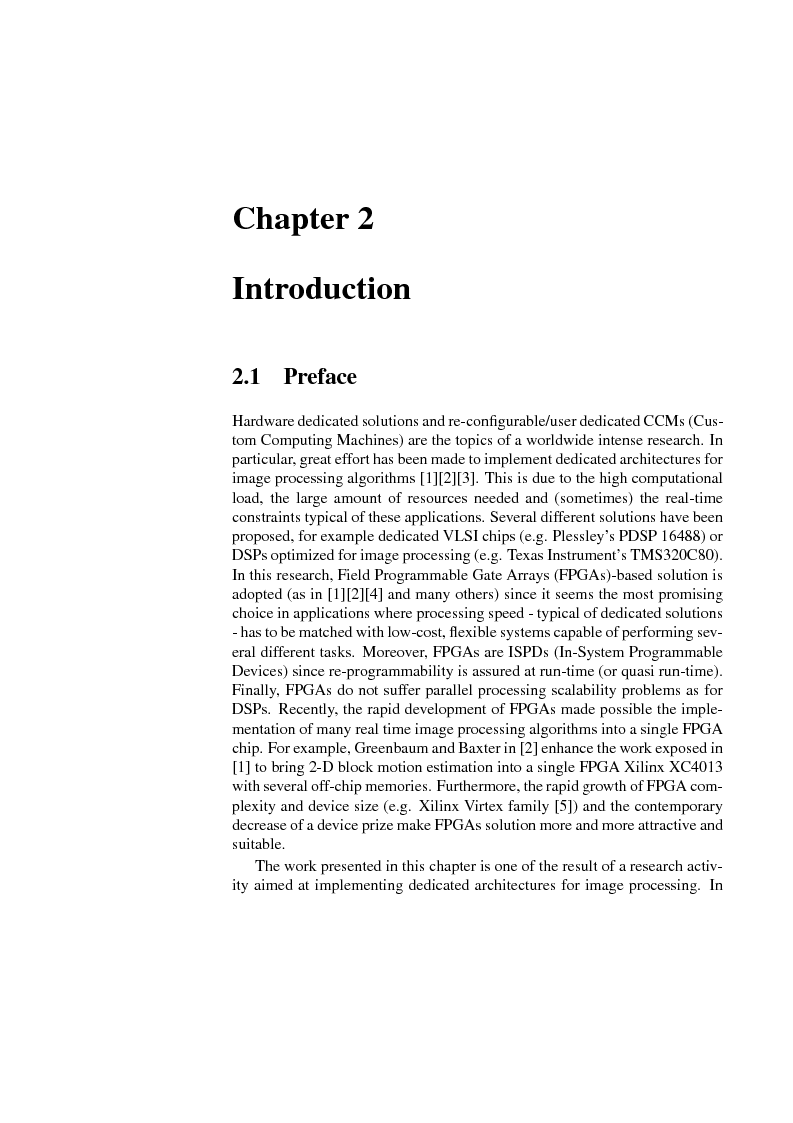 Anteprima della tesi: Models, Algorithms and Architectures for Video Analysis in Real-time, Pagina 9
