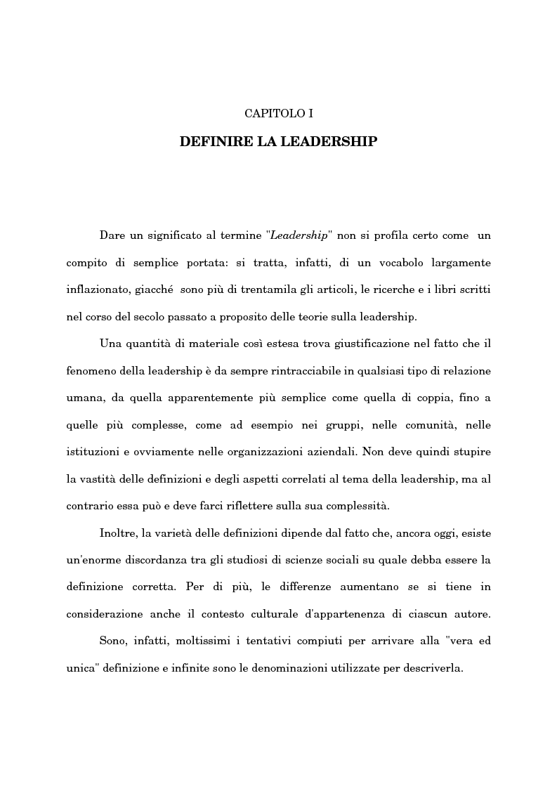 Anteprima della tesi: Il ruolo del capo intermedio oggi, Pagina 6