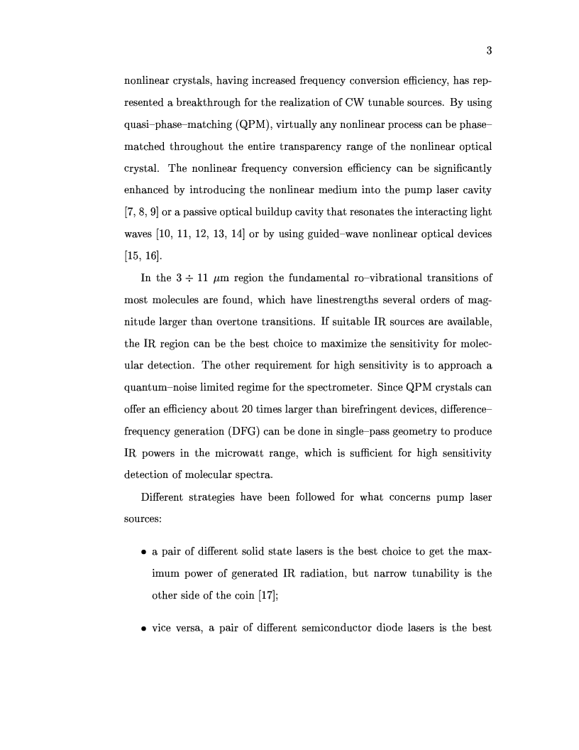Anteprima della tesi: A tunable and narrow-linewidth difference frequency spectrometer around 4.25 micron for CO2 high-resolution spectroscopy, Pagina 3