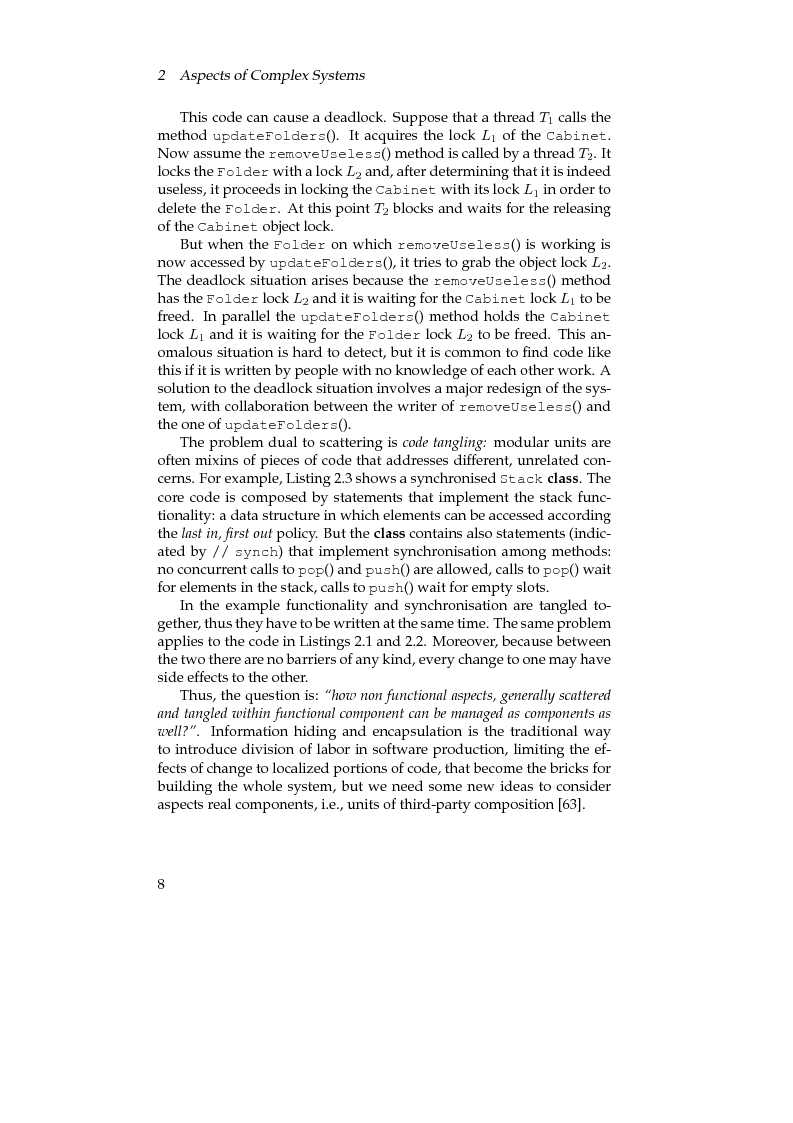 Anteprima della tesi: Towards Software Components for Non Functional Aspects, Pagina 8