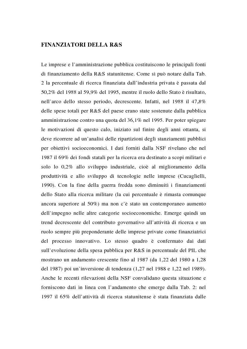 Anteprima della tesi: La ricerca e sviluppo industriale: situazione negli Stati Uniti, Pagina 10