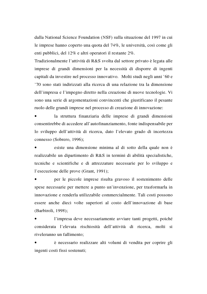 Anteprima della tesi: La ricerca e sviluppo industriale: situazione negli Stati Uniti, Pagina 5