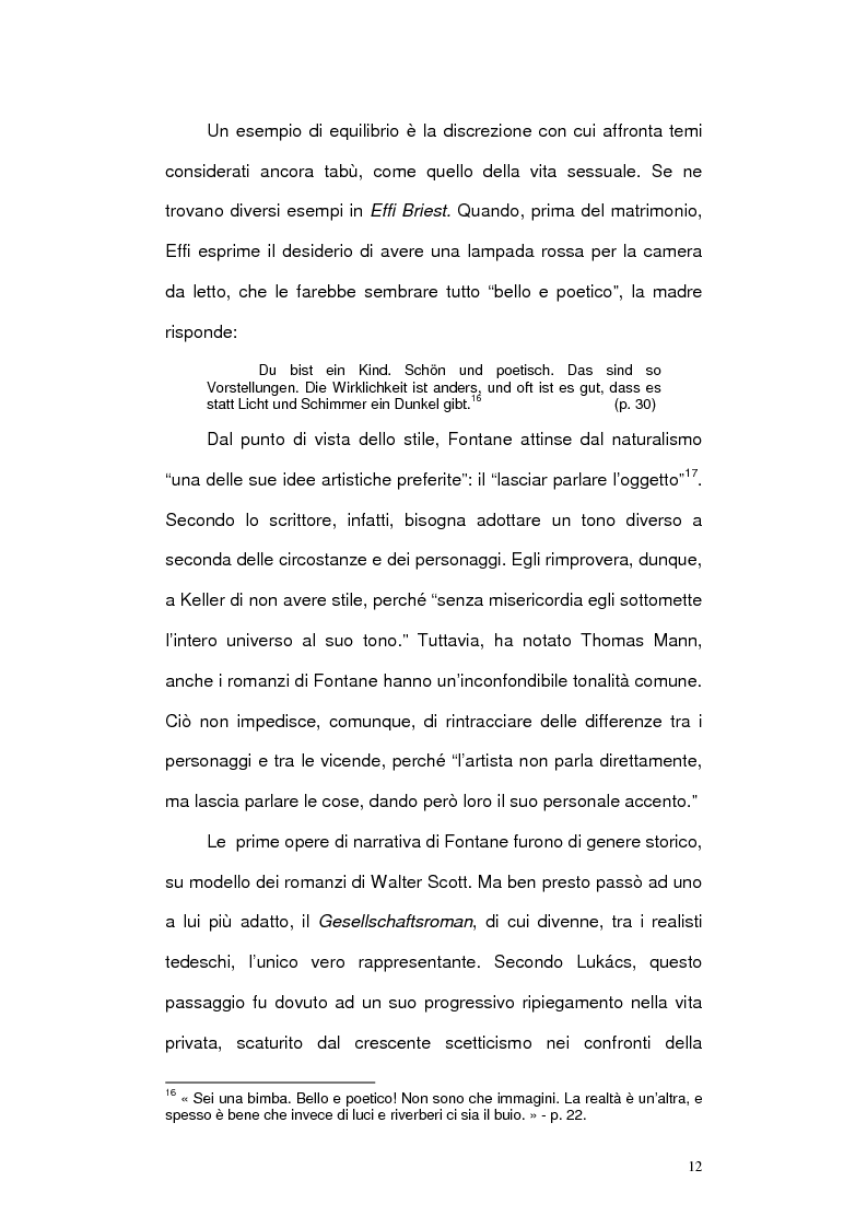 Anteprima della tesi: Letteratura e cinema in Germania. Effi Briest di Theodor Fontane e le sue trasposizioni cinematografiche, Pagina 10