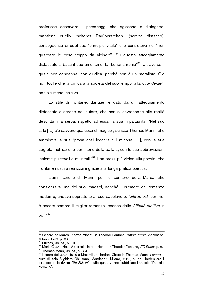 Anteprima della tesi: Letteratura e cinema in Germania. Effi Briest di Theodor Fontane e le sue trasposizioni cinematografiche, Pagina 14