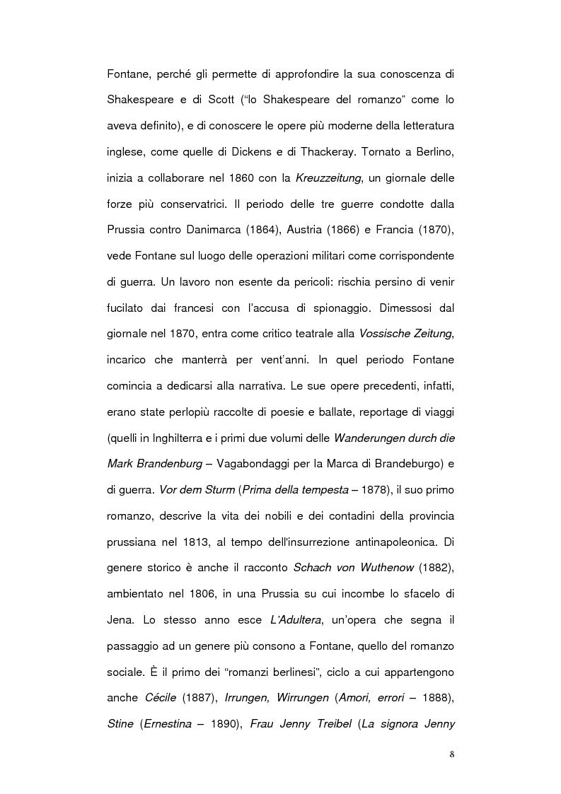 Anteprima della tesi: Letteratura e cinema in Germania. Effi Briest di Theodor Fontane e le sue trasposizioni cinematografiche, Pagina 6