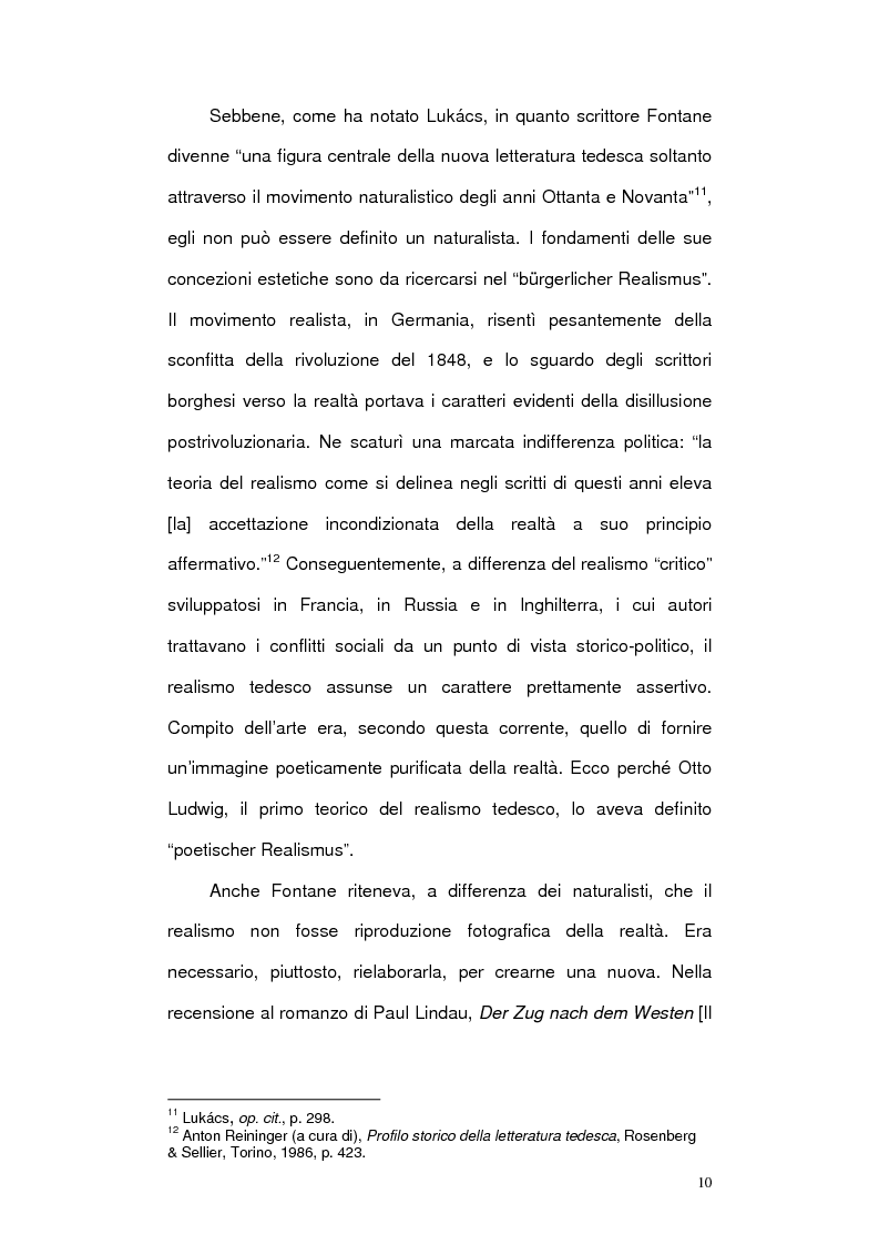 Anteprima della tesi: Letteratura e cinema in Germania. Effi Briest di Theodor Fontane e le sue trasposizioni cinematografiche, Pagina 8