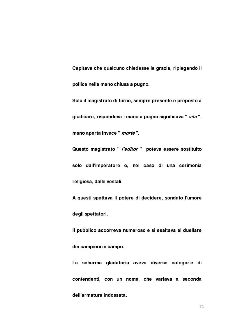 Anteprima della tesi: I gladiatori, Pagina 10