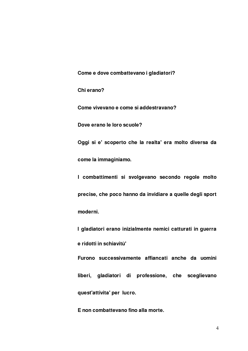 Anteprima della tesi: I gladiatori, Pagina 2