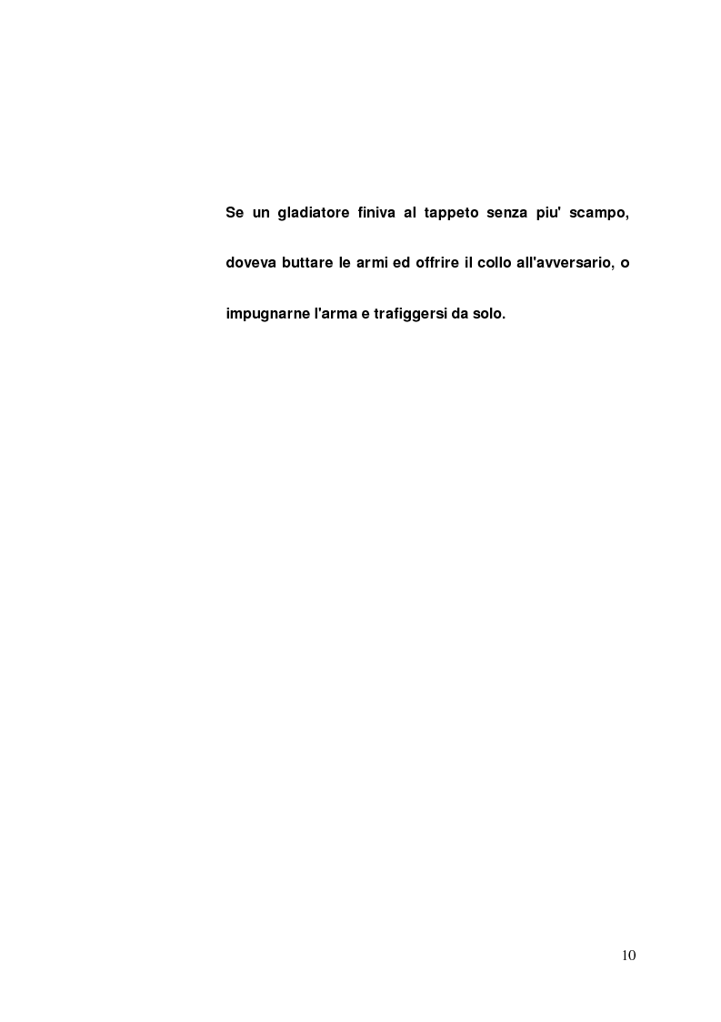 Anteprima della tesi: I gladiatori, Pagina 8