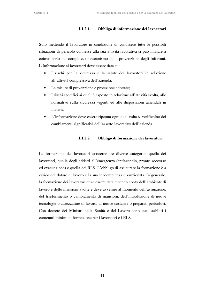 Anteprima della tesi: Stesura di procedure di lavoro per i laboratori di didattica e ricerca scientifica, Pagina 11