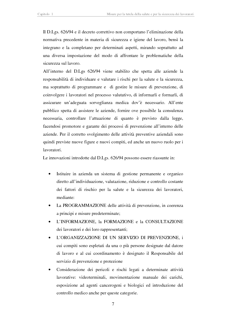Anteprima della tesi: Stesura di procedure di lavoro per i laboratori di didattica e ricerca scientifica, Pagina 7