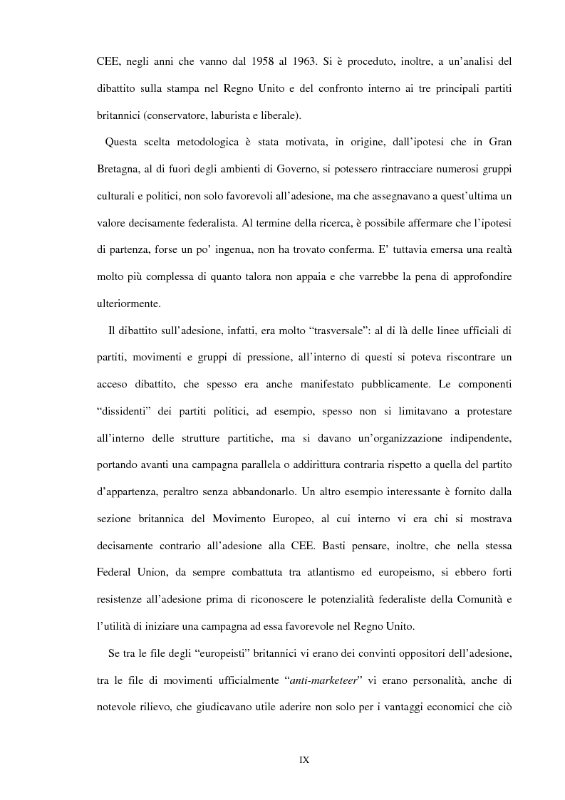 Anteprima della tesi: Una scelta contrastata. L'adesione del Regno Unito alla Comunità europea (1945-1963), Pagina 3