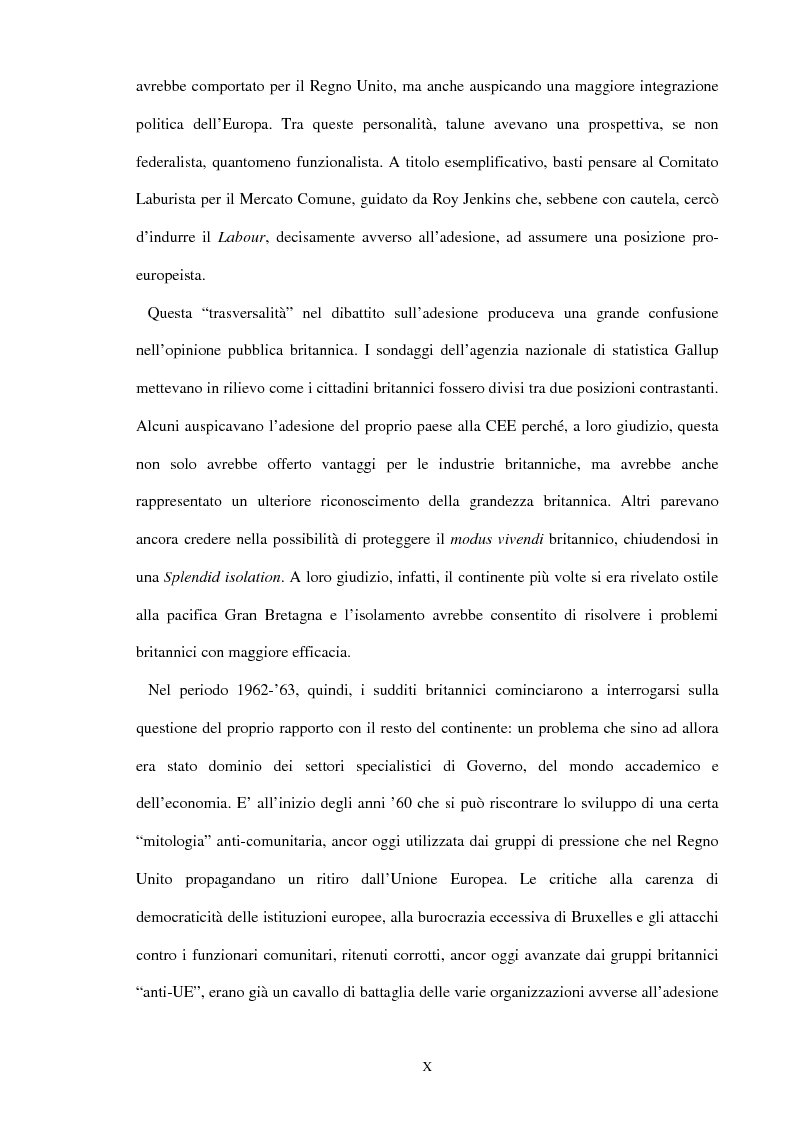 Anteprima della tesi: Una scelta contrastata. L'adesione del Regno Unito alla Comunità europea (1945-1963), Pagina 4