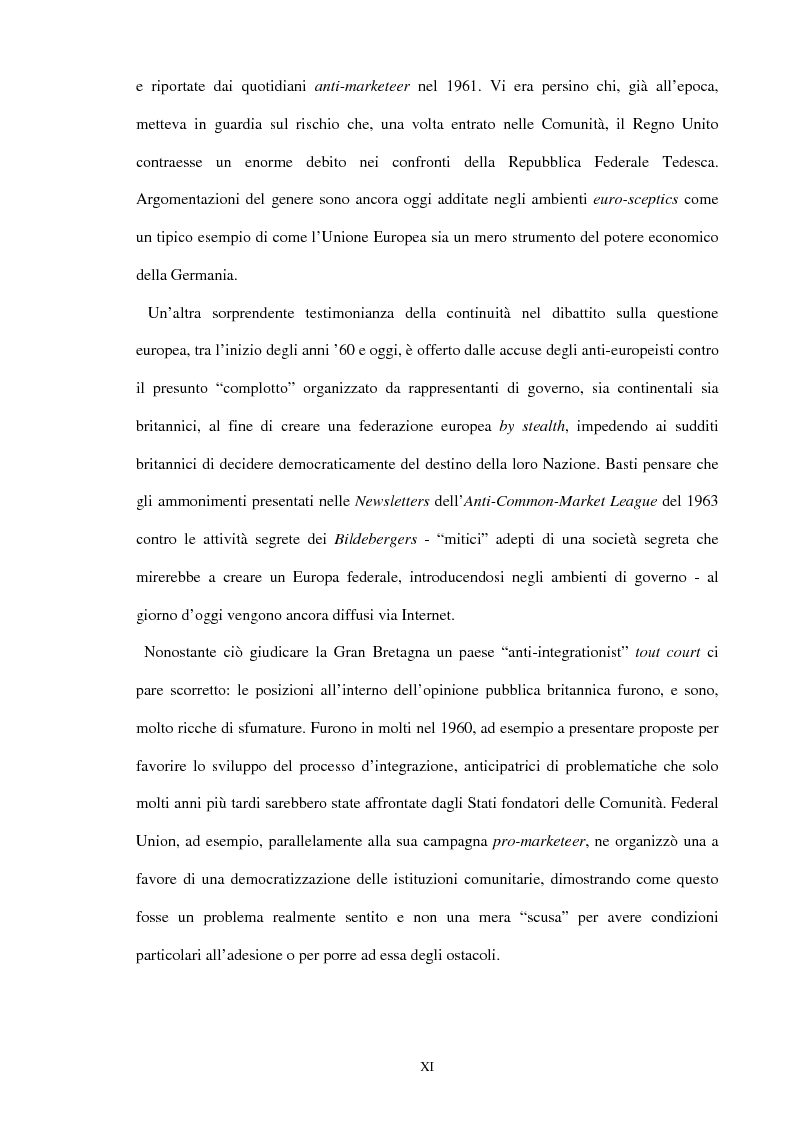 Anteprima della tesi: Una scelta contrastata. L'adesione del Regno Unito alla Comunità europea (1945-1963), Pagina 5