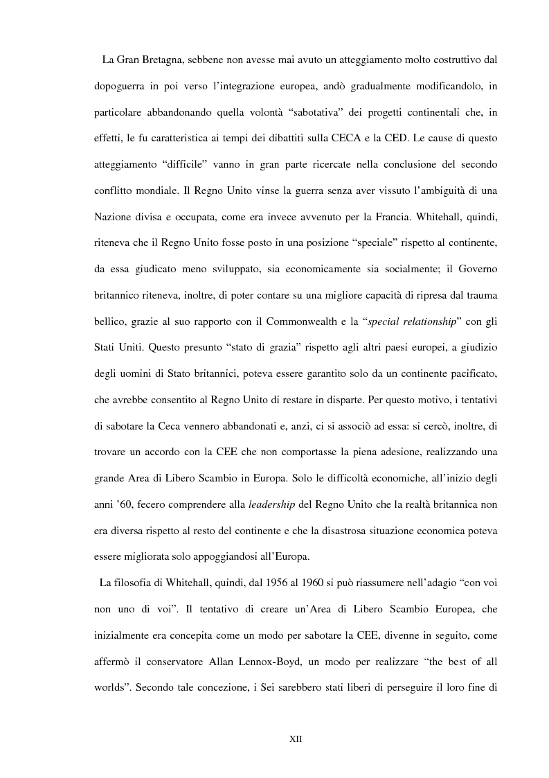 Anteprima della tesi: Una scelta contrastata. L'adesione del Regno Unito alla Comunità europea (1945-1963), Pagina 6