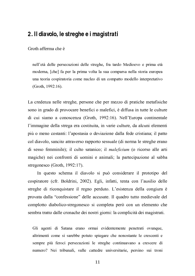 Anteprima della tesi: Complotto, congiura, cospirazione. L'uso politico delle teorie cospiratorie nei quotidiani italiani, Pagina 4