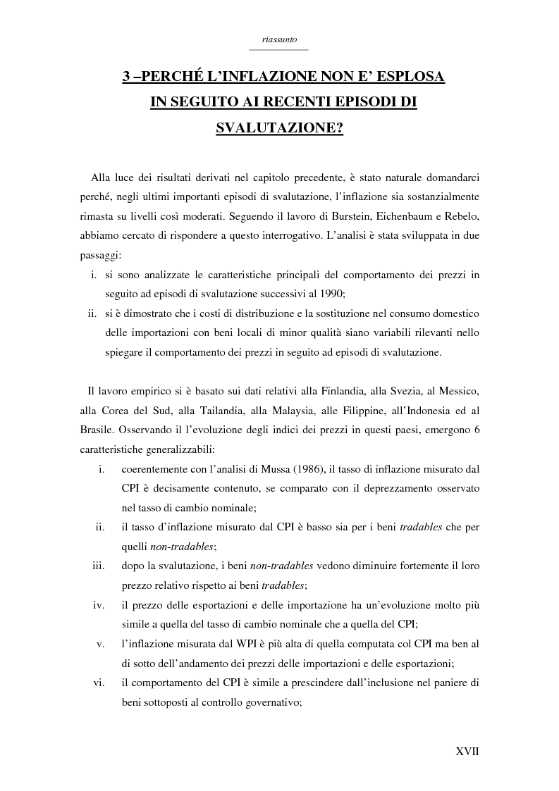 Anteprima della tesi: Un modello per l'analisi delle crisi in un currency peg: il caso brasiliano, Pagina 15