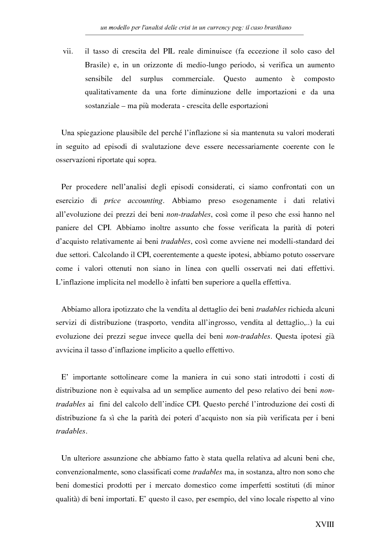 Anteprima della tesi: Un modello per l'analisi delle crisi in un currency peg: il caso brasiliano, Pagina 16