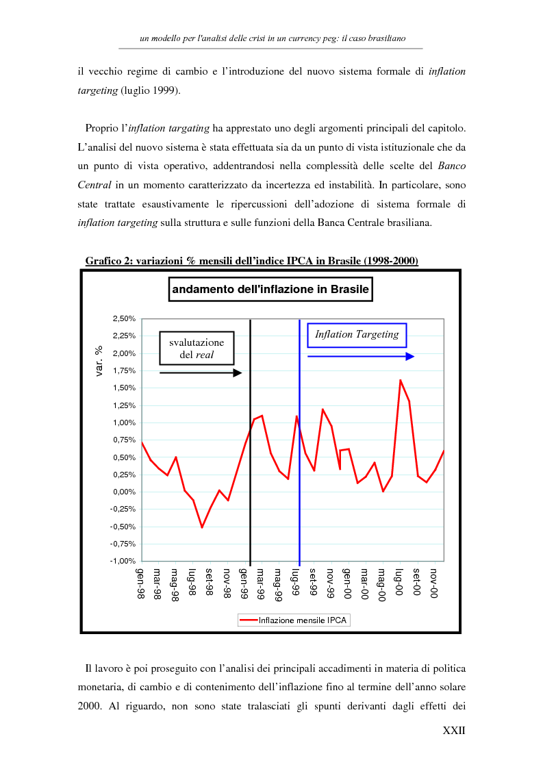 Anteprima della tesi: Un modello per l'analisi delle crisi in un currency peg: il caso brasiliano, Pagina 20