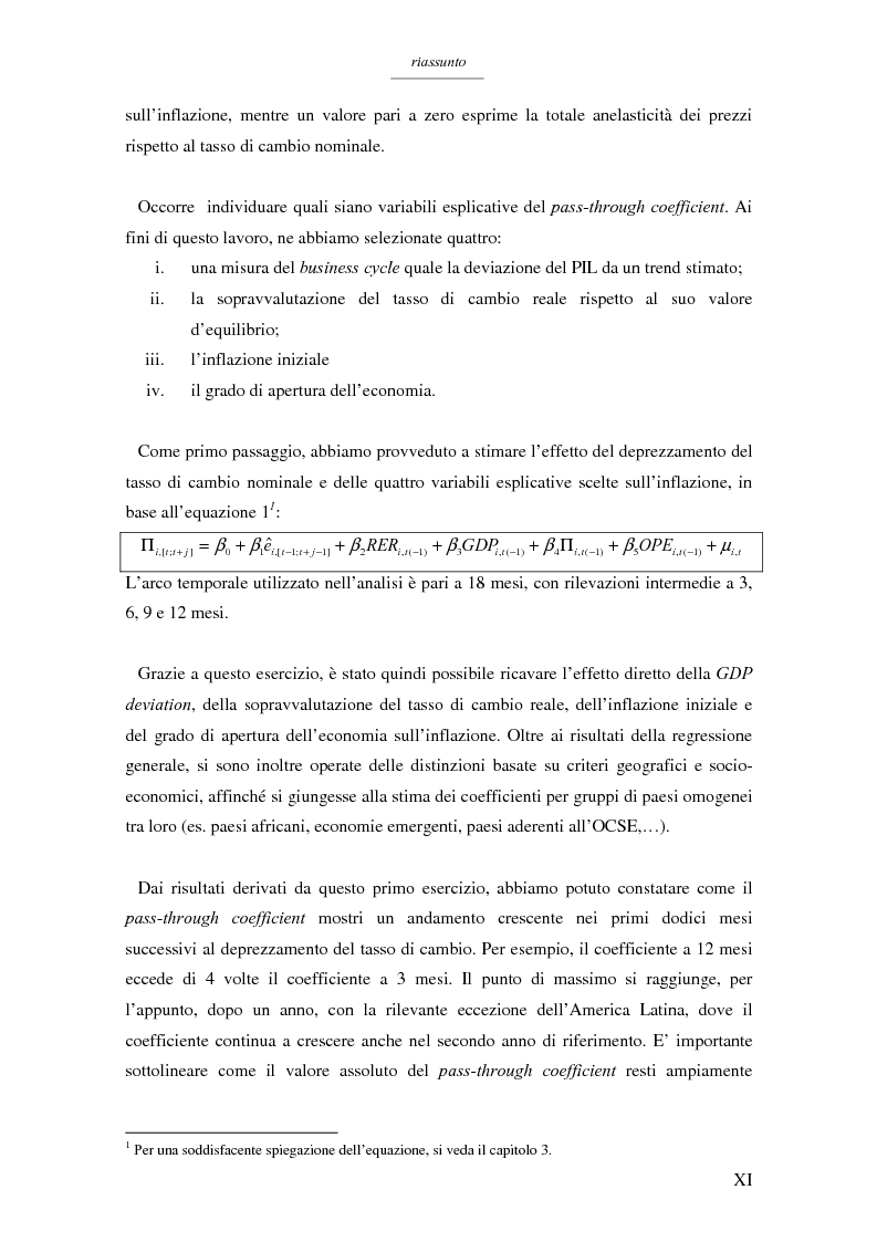 Anteprima della tesi: Un modello per l'analisi delle crisi in un currency peg: il caso brasiliano, Pagina 9