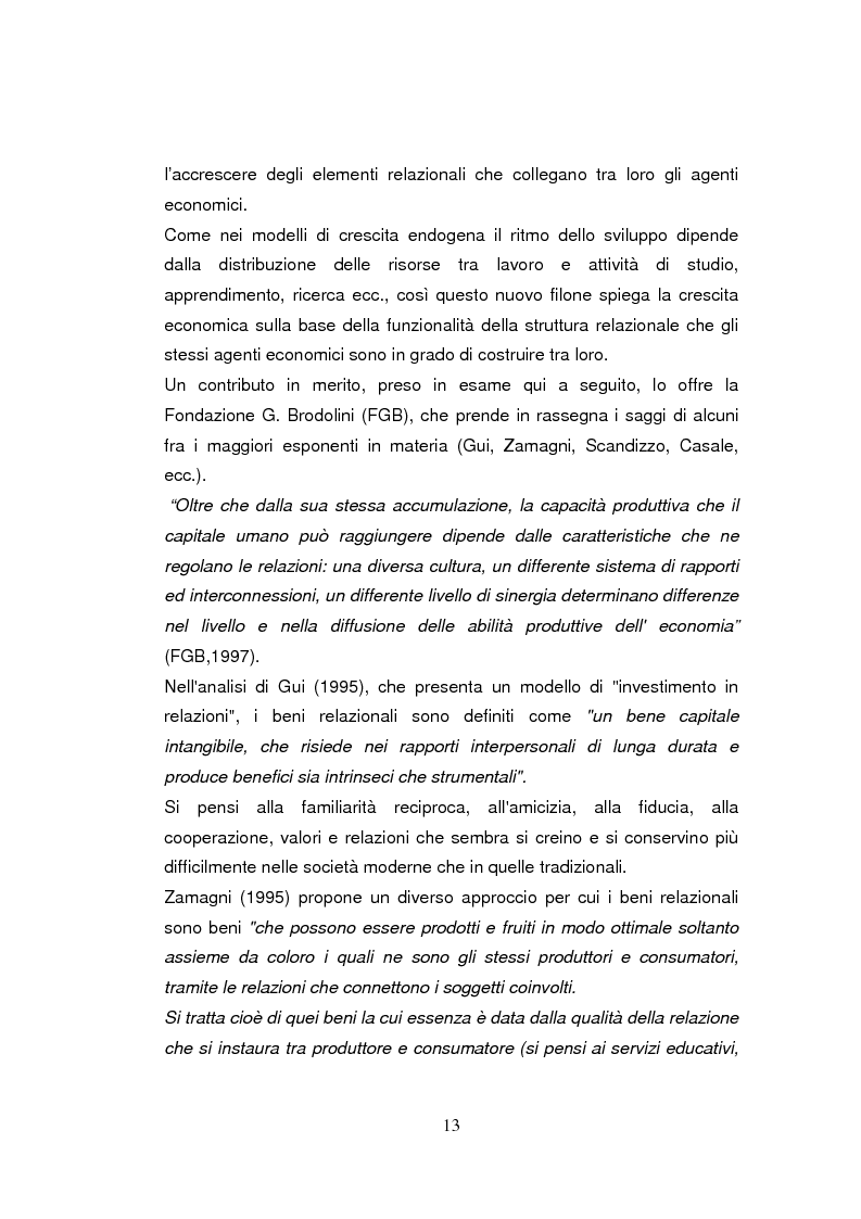Anteprima della tesi: Economia dell'apprendimento e socializzazione al lavoro: un caso di deindustrializzazione, Pagina 10