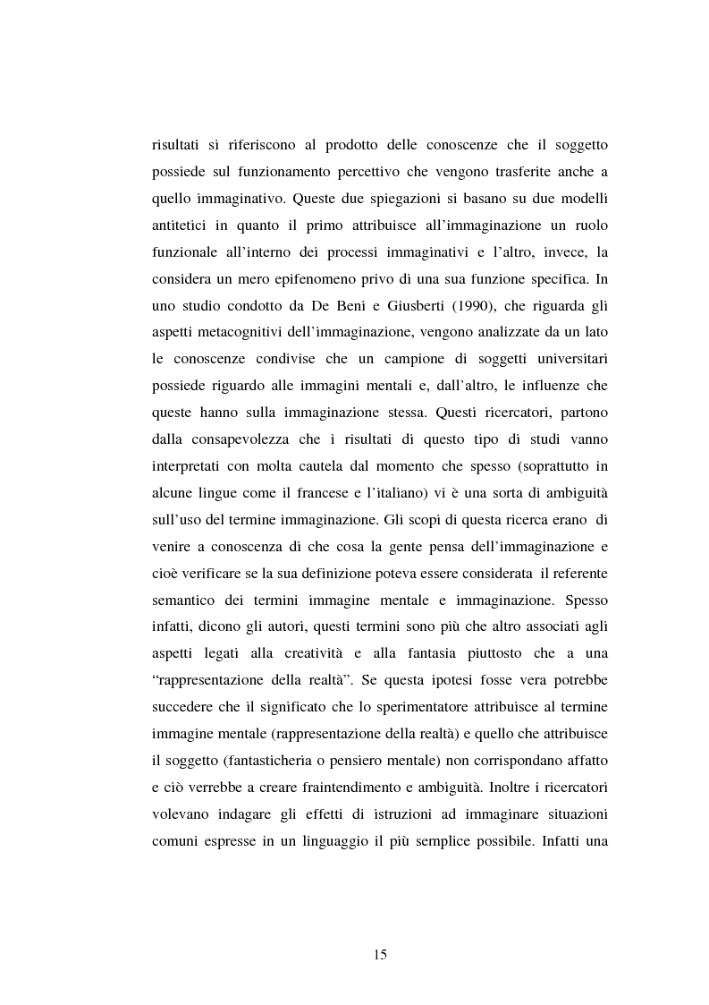 Anteprima della tesi: Processi di memoria e immaginazione in soggetti anziani, Pagina 11