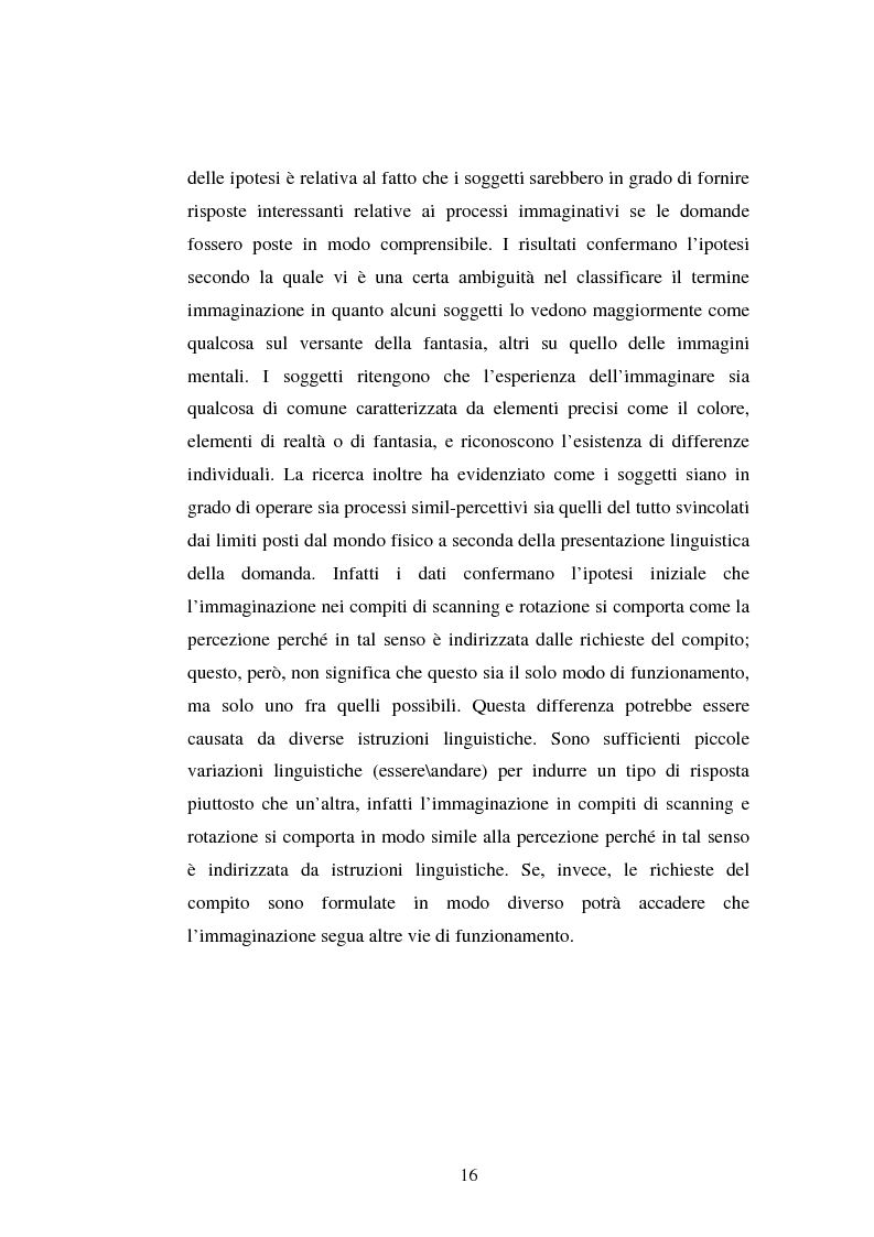 Anteprima della tesi: Processi di memoria e immaginazione in soggetti anziani, Pagina 12