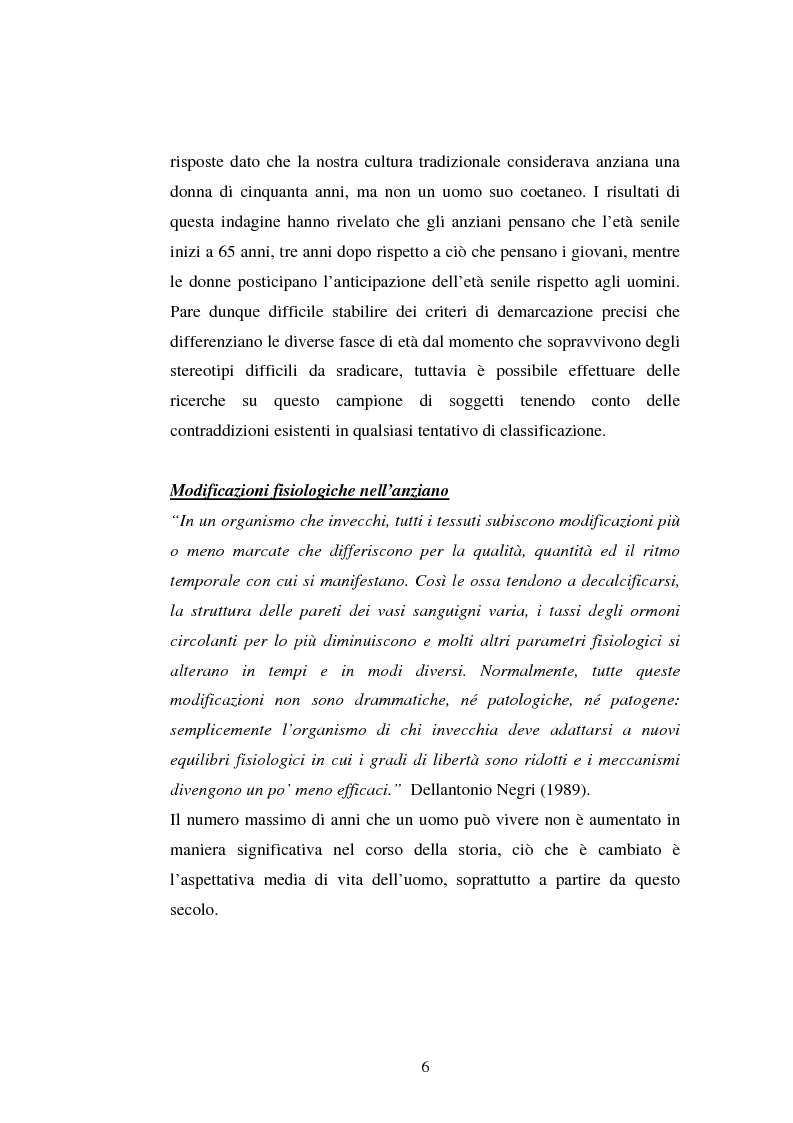 Anteprima della tesi: Processi di memoria e immaginazione in soggetti anziani, Pagina 2