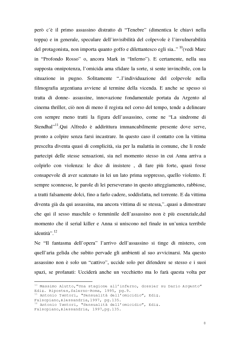 Anteprima della tesi: I film di Dario Argento, Pagina 10