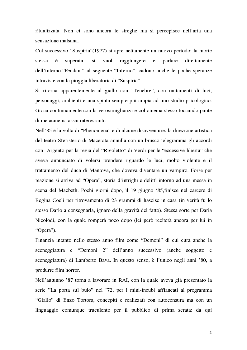 Anteprima della tesi: I film di Dario Argento, Pagina 5